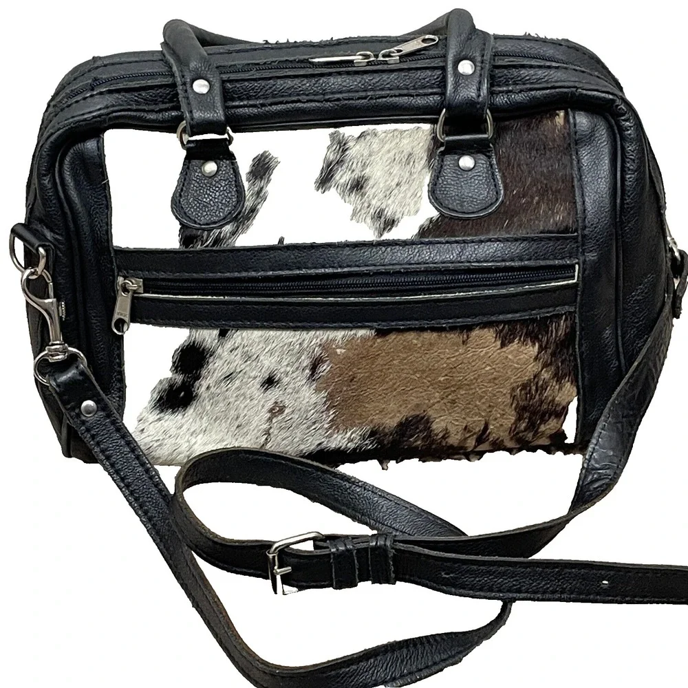 Saddle Bags by Bags &‎ More Calf Hair Leather Western Cowgirl Hand Bag Texas